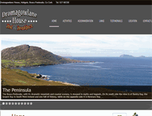 Tablet Screenshot of dromagowlanehouse.com